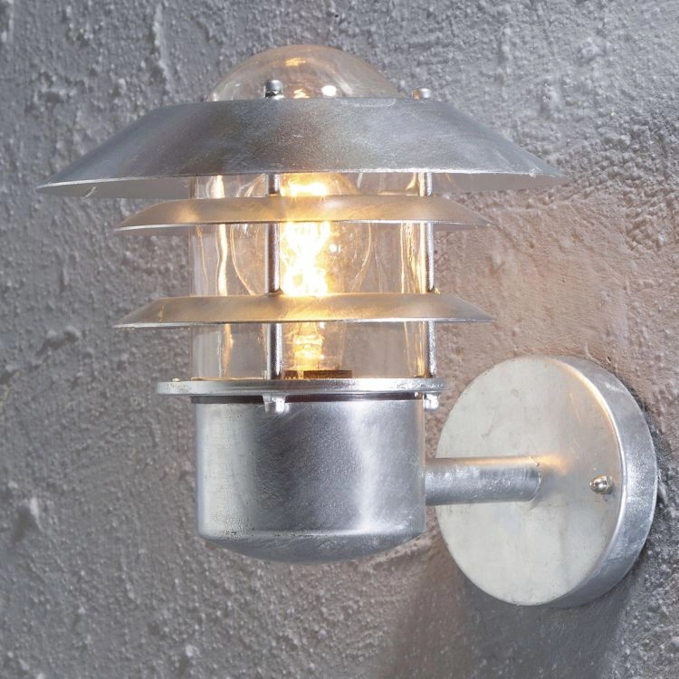 Landelijke wandlamp Modena Up 22cm zinkgrijs KonstSmide 7318307303322