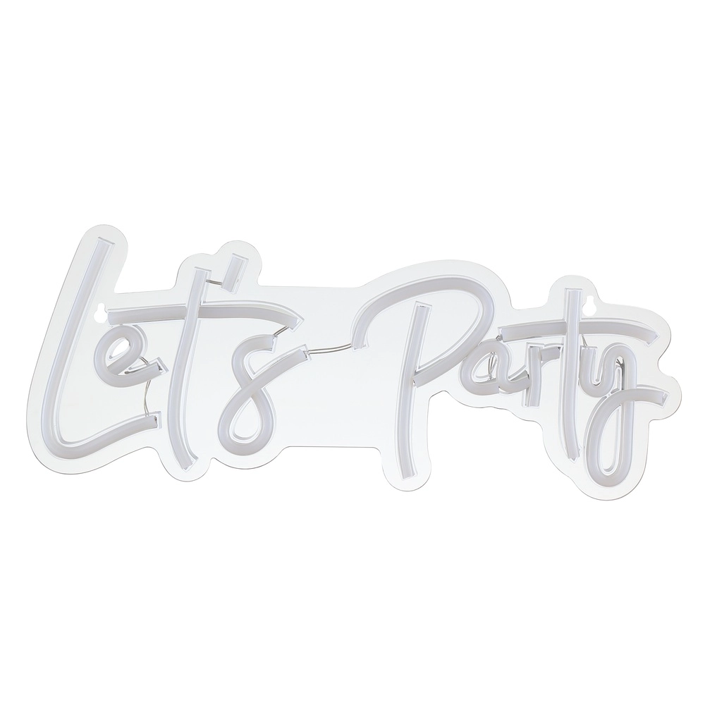Neon wandlamp Neon-Tales "Let's party" Brilliant 4004353477874