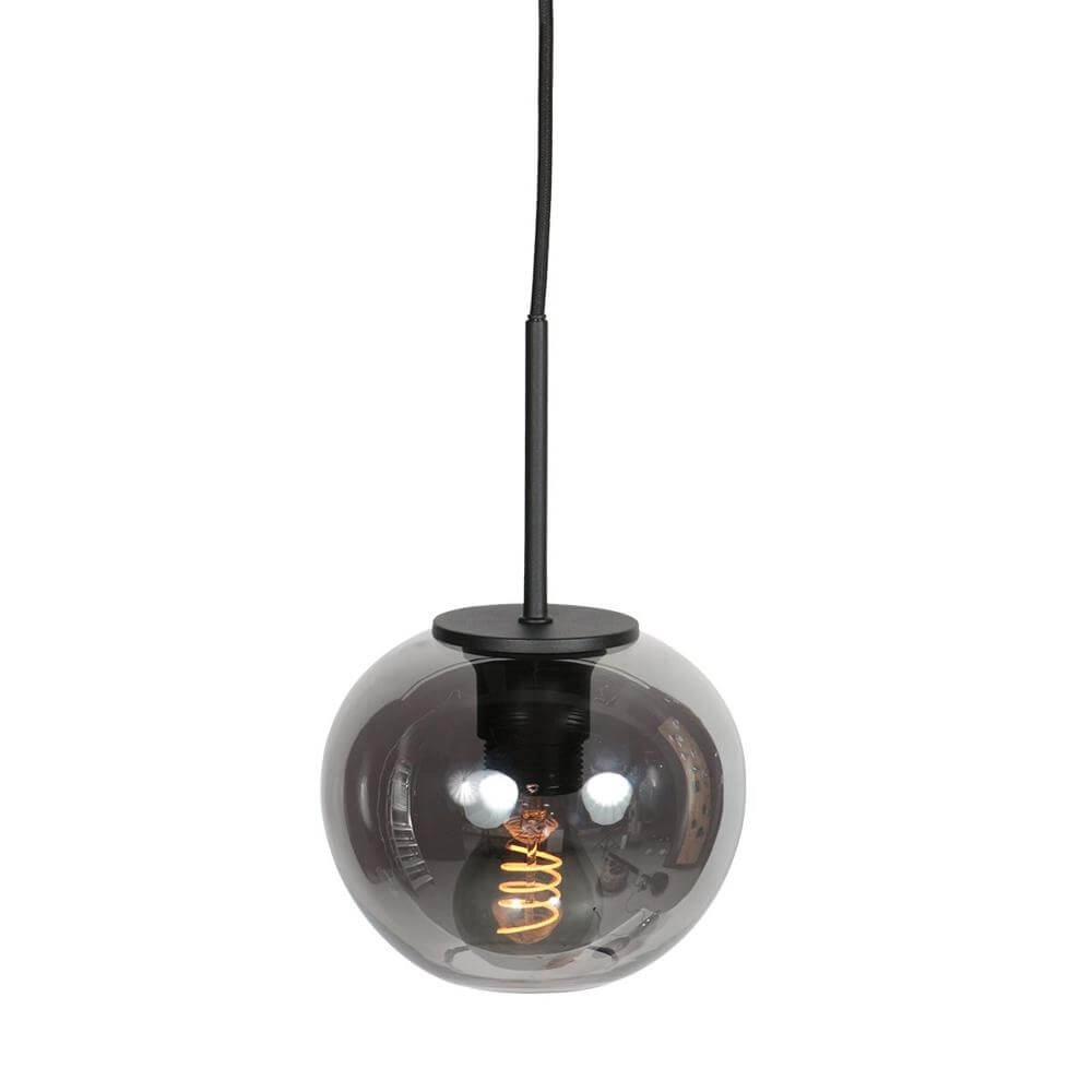 Hanglamp HaloSwap met 1 bol smoke glas Ø 15cm Steinhauer 8712746179729