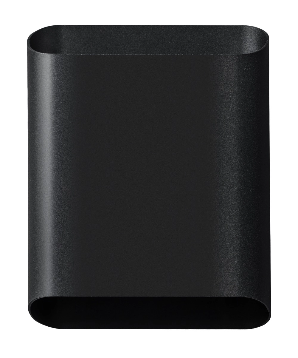 Wandlamp Carmen up-down - zwart