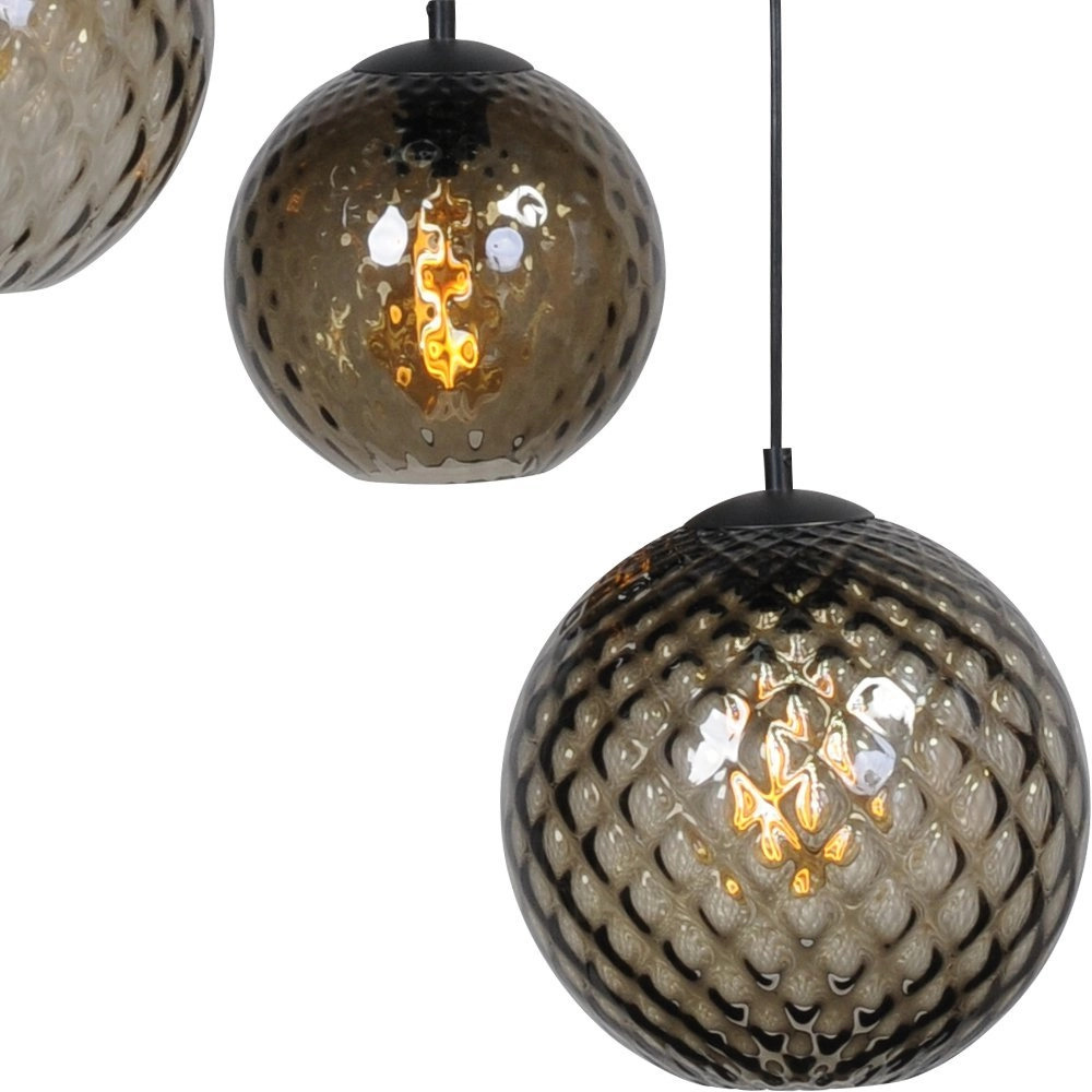 6-lichts hanglamp Baloton zwart Masterlight 8718121217055