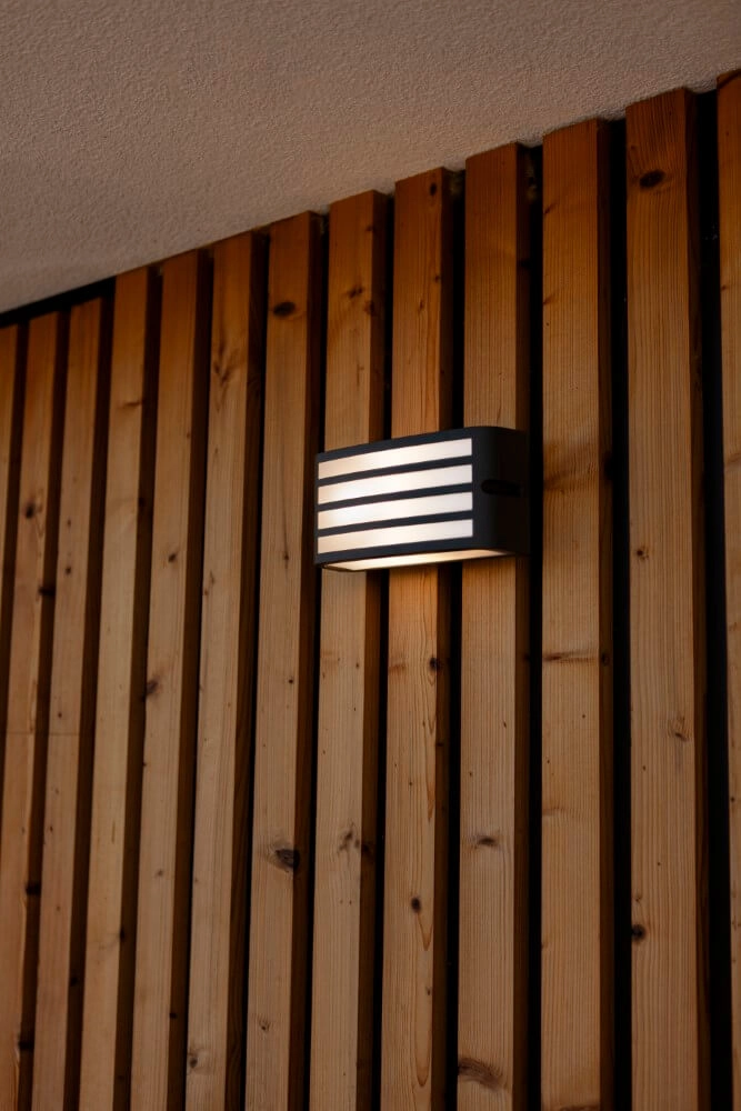 Wandlamp Zebra antraciet Lutec 6939412015699