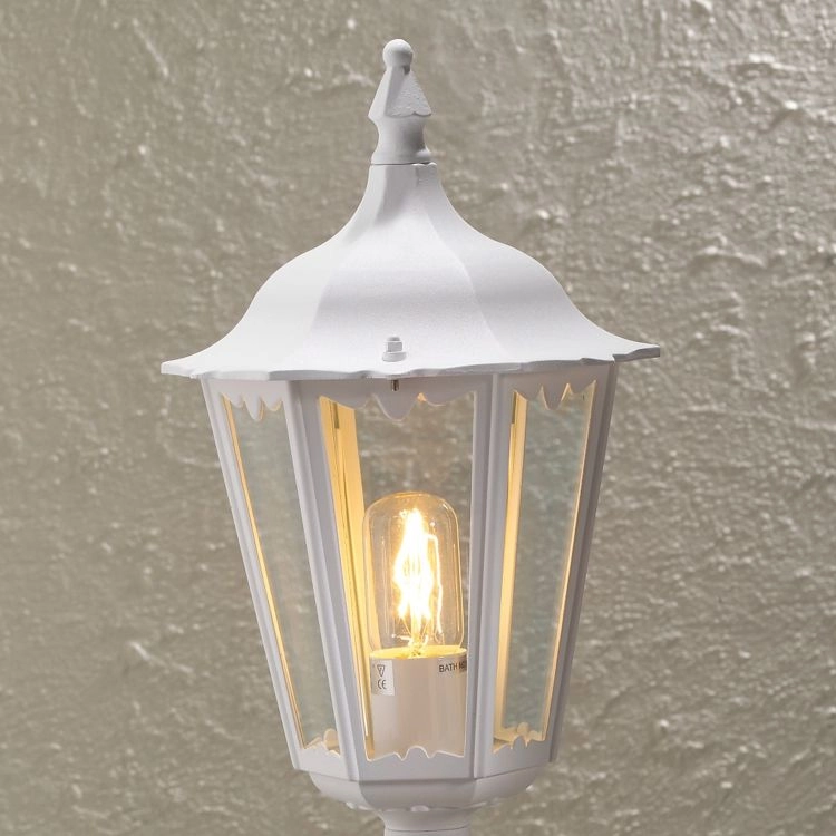 Klassieke sokkellamp Firenze wit KonstSmide 7318307214253