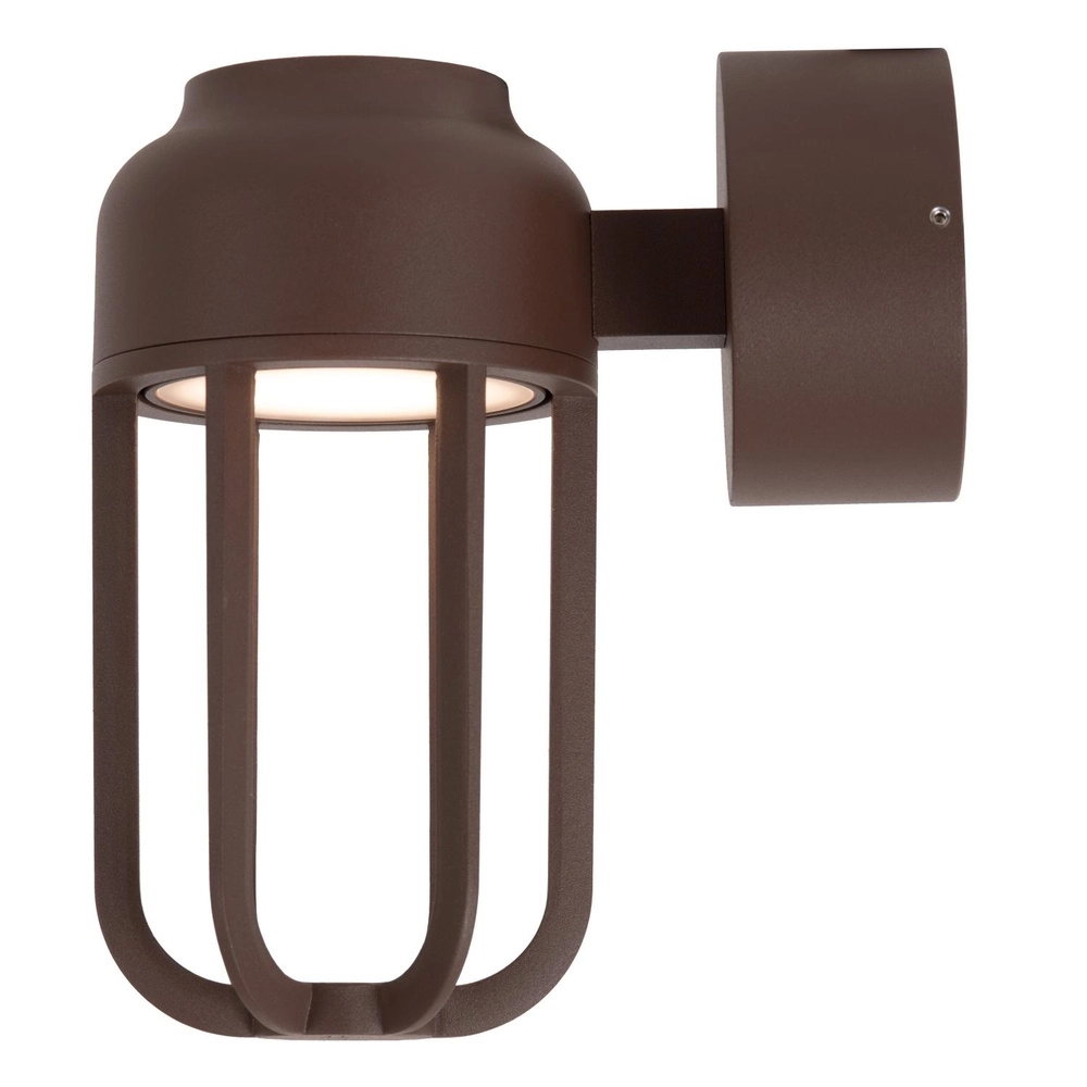 Wandlamp Wells roestbruin Lucide 5411212334114
