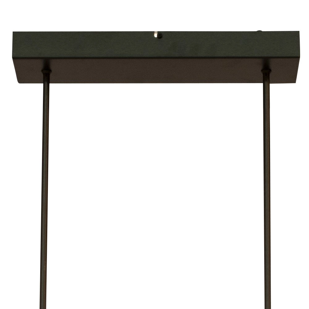 Zwarte hanglamp Real 2 160cm met goud Masterlight 8718121220451