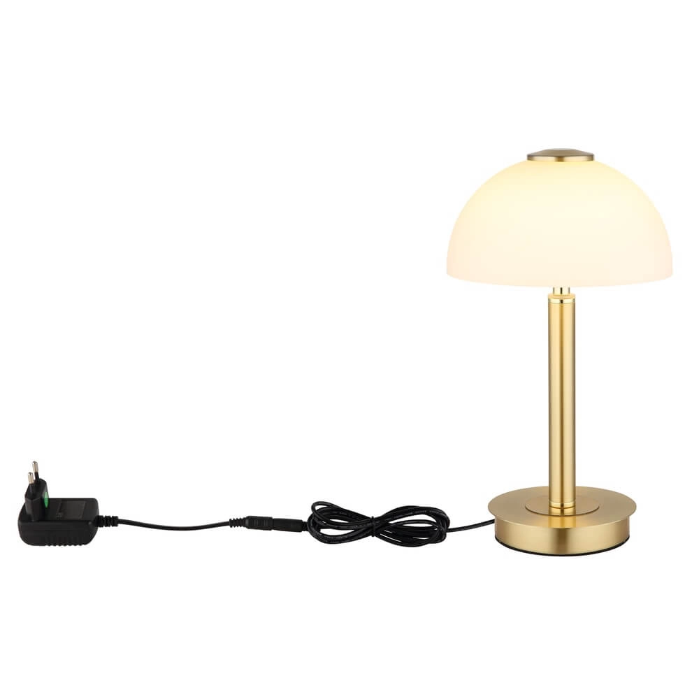 Tafellamp Uldin goud met wit glas Globo 9007371465729