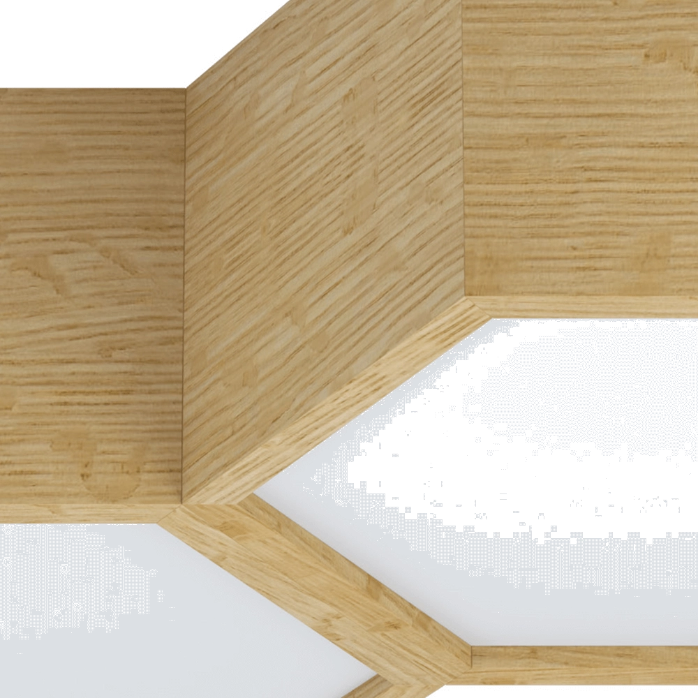 Houten plafondlamp Mirlas 2-lichts Eglo 9002759988616