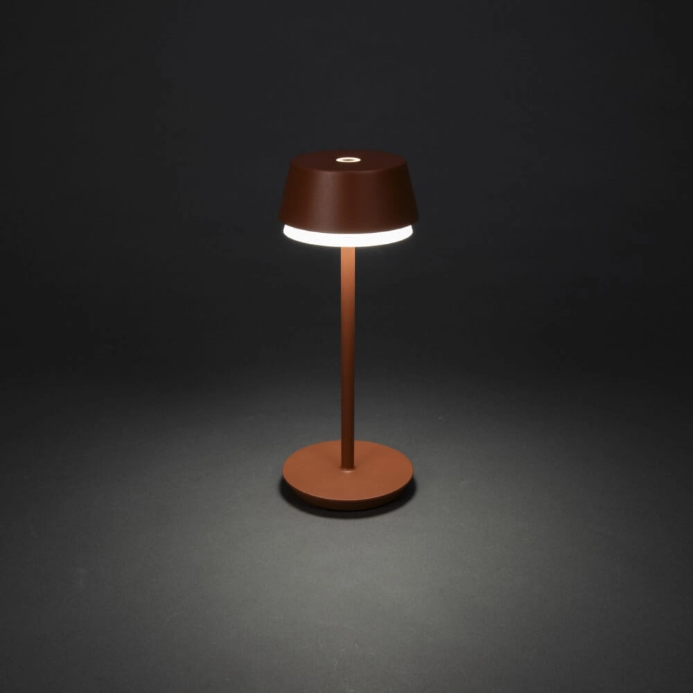 Tafellampje Lyon terracotta met RGB functie KonstSmide 7318307830965
