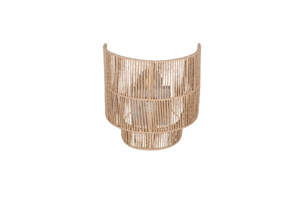Japandi wandlamp Satna rotan Trio 4017807636192