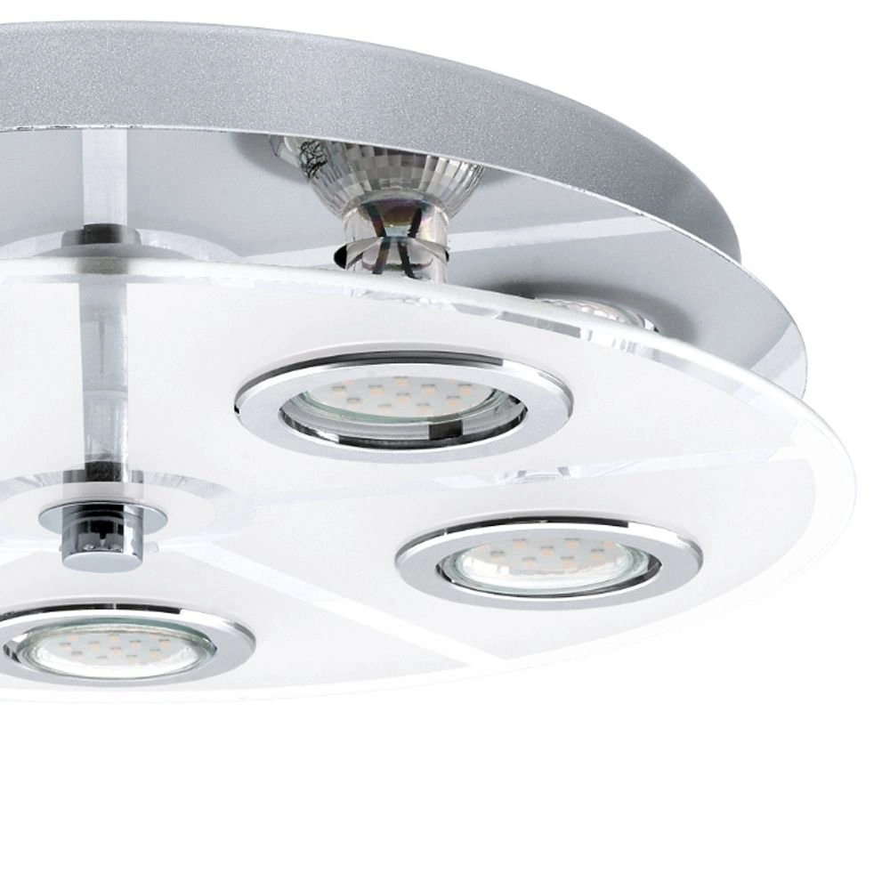 Led plafondlamp Cabo Round 5x3w - 3000K - 35cm chroom Eglo 9002759309336