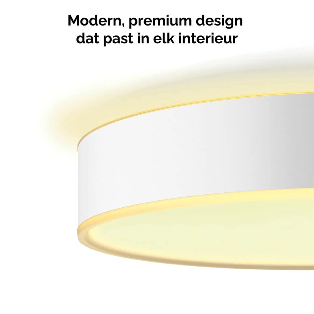 Plafondlamp Hue Enrave L - White Ambiance Ø 42,5cm wit Philips 8718696176450