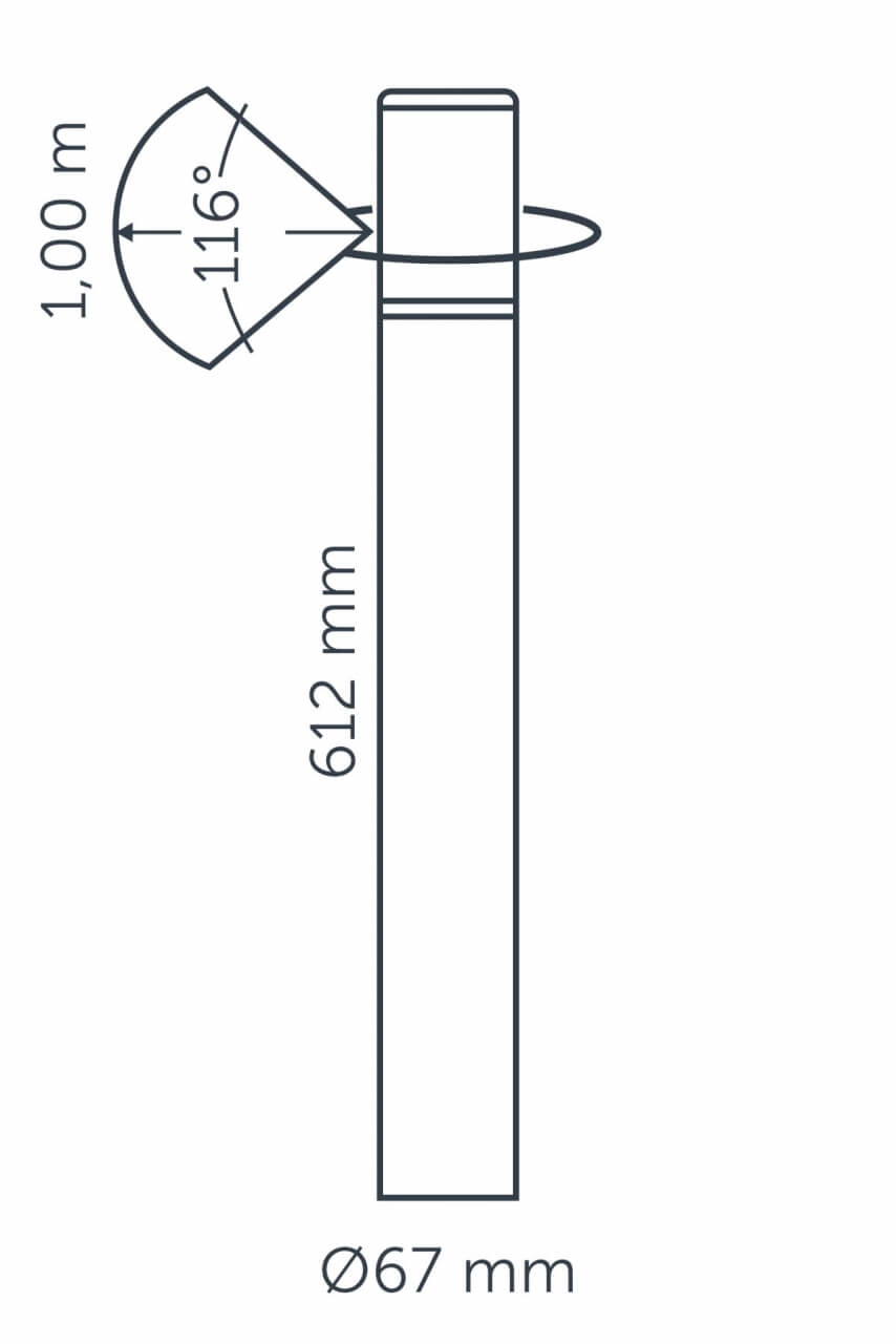 Tuinlamp Liv White 12 volt LED In-lite 8717051005190