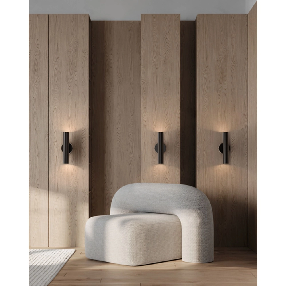 Wandspot Run zwart - 2x GU10 Masterlight 8718121374178