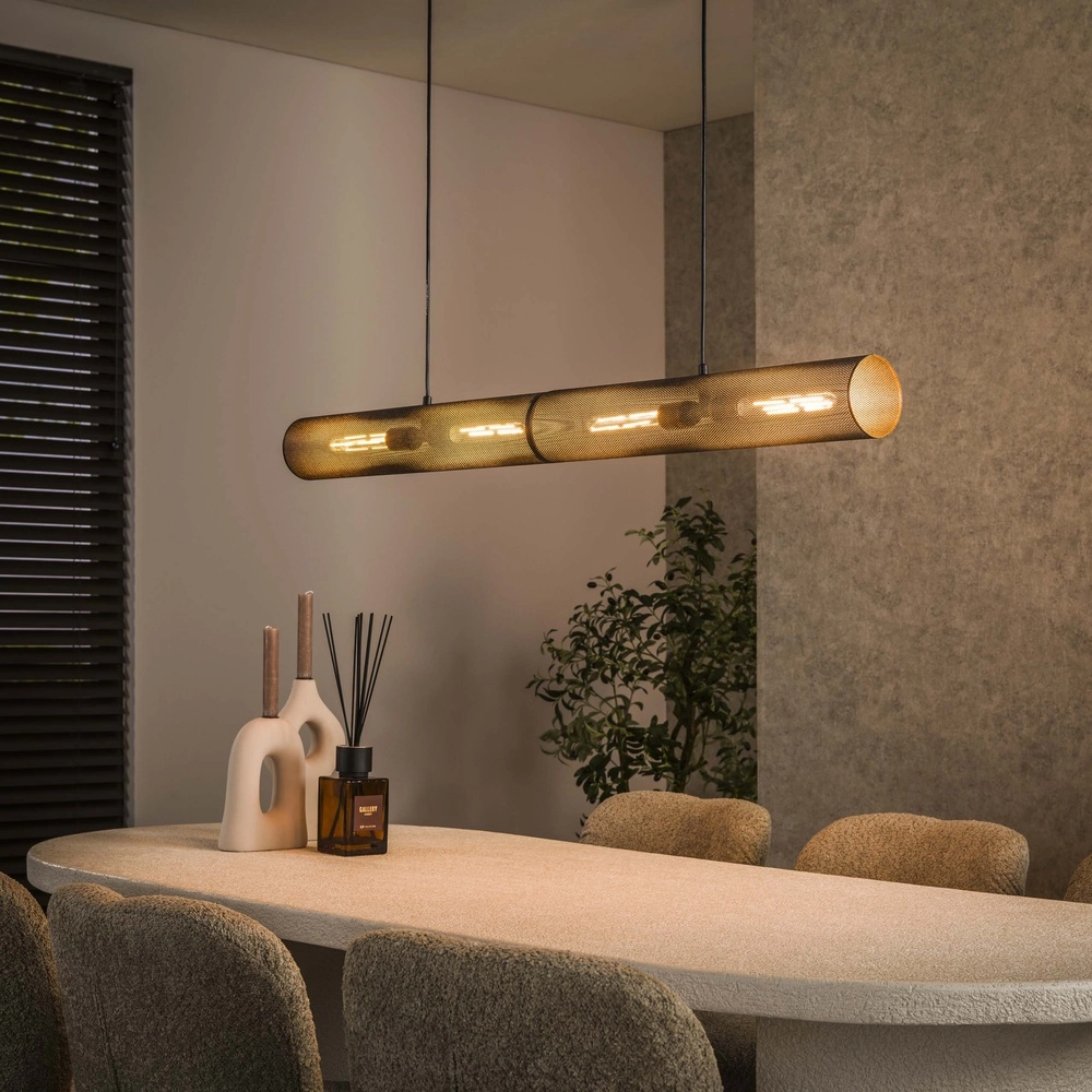 Tube hanglamp Tube 4-lichts - artic zwart