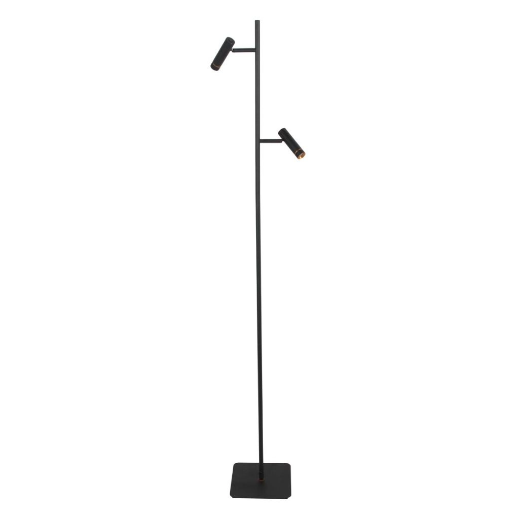Vloerlamp 2-lichts Lumo zwart Steinhauer 8712746184686