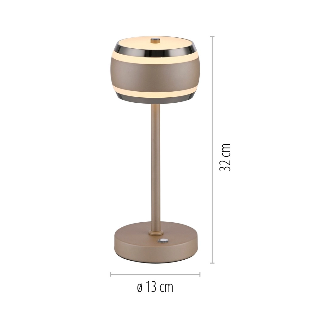 Led tafellamp Pure Falling Rings bronce Paul Neuhaus 4012248396629