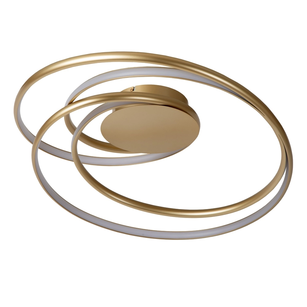 Design plafondlamp Sardana krul goud Premium by Lucide 5411212520906