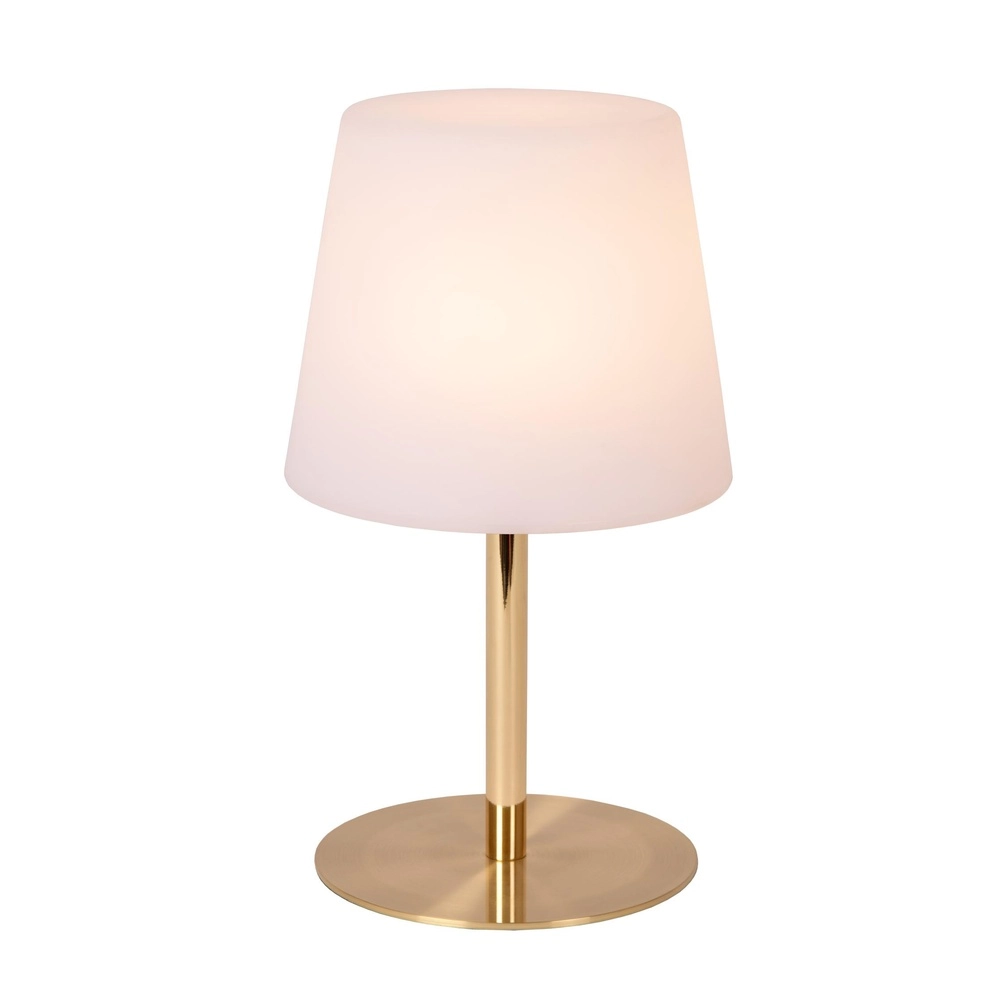 Oplaadbare tafellamp Tyon goud Lucide 5411212134738