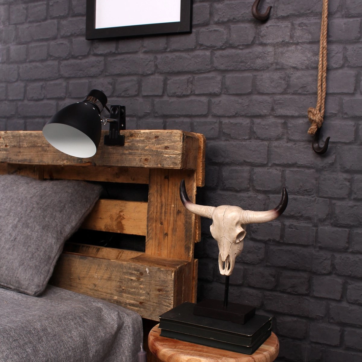 Klemspot Spring zwart met chroom Steinhauer 8712746075267