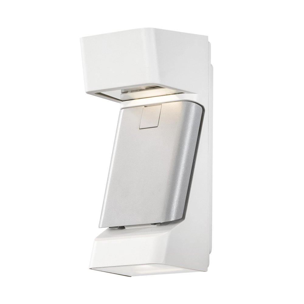 Huisnummer lamp Ravenna Adress mat wit met grijs Huisnummer lamp Ravenna Adress mat wit met grijs