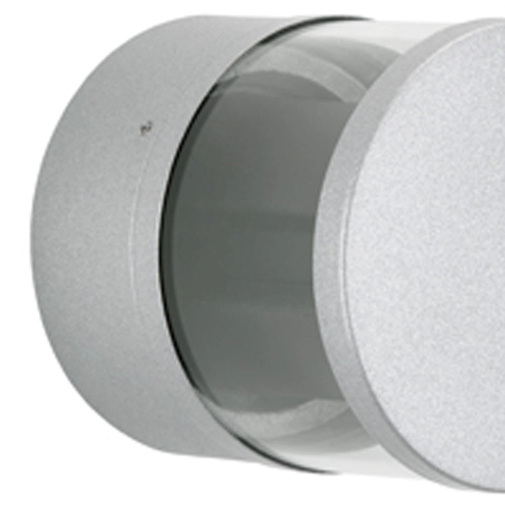 Ronde wandlamp buiten Pino zilvergrijs Albert 4007235923155