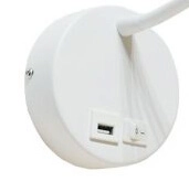 Witte wandlamp Flexi-C flexibel verstelbaar Artdelight 8719831735297