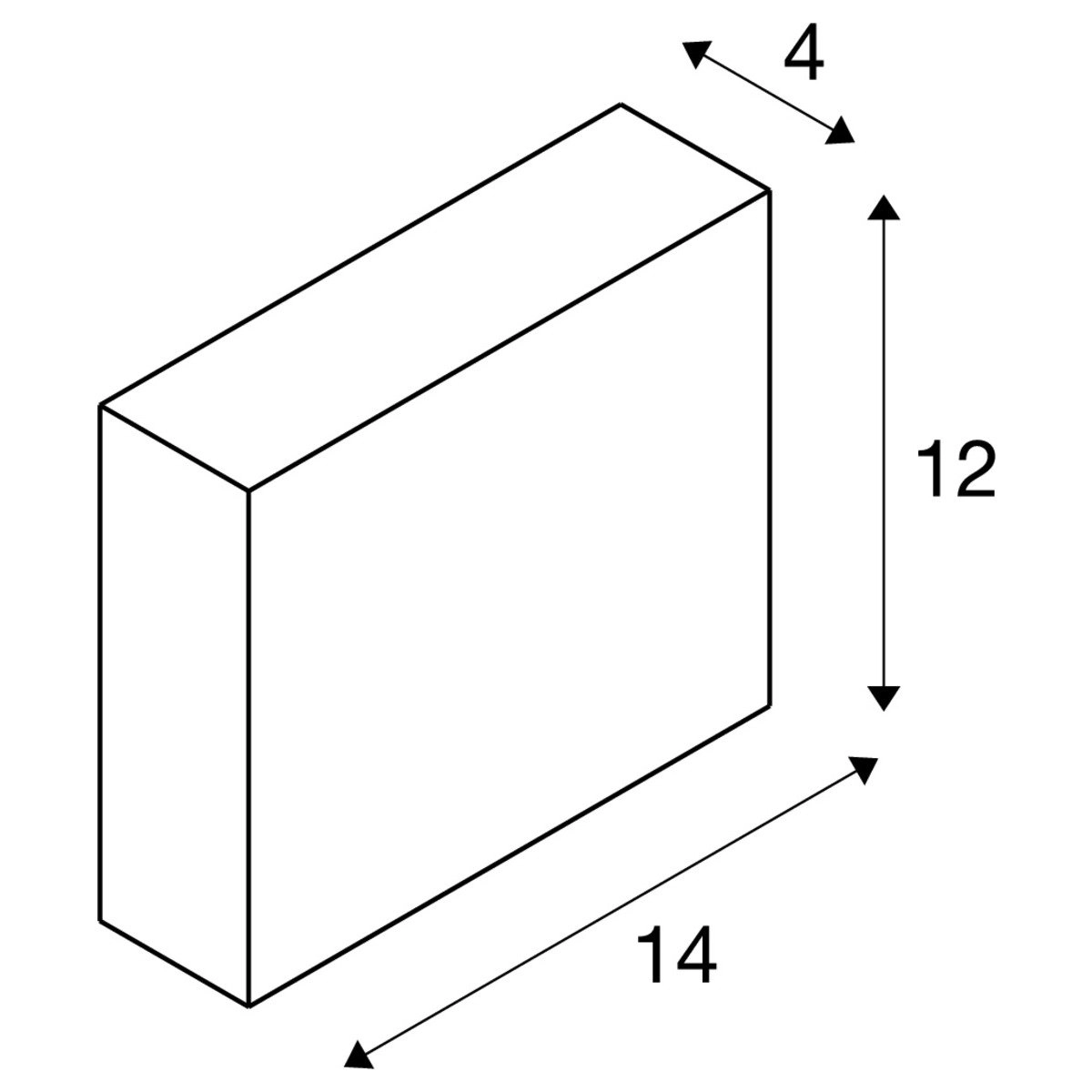Opbouw led spot Quad Frame SLV 4024163236232