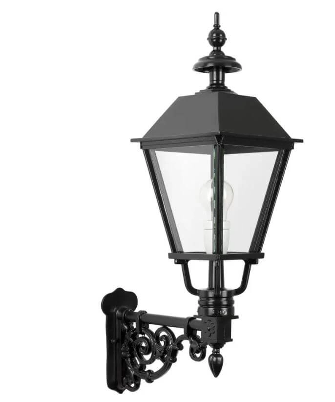 Vierkante wandlamp Zandvoort nostalgie - zwart Vierkante wandlamp Zandvoort nostalgie - zwart