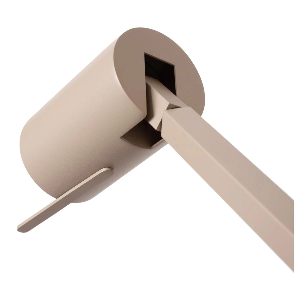 Moderne leeslamp Lesley zand bruin Lucide 5411212032096