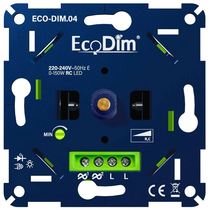 Led dimmer 0 tot 150W ecodim fase afsnijding