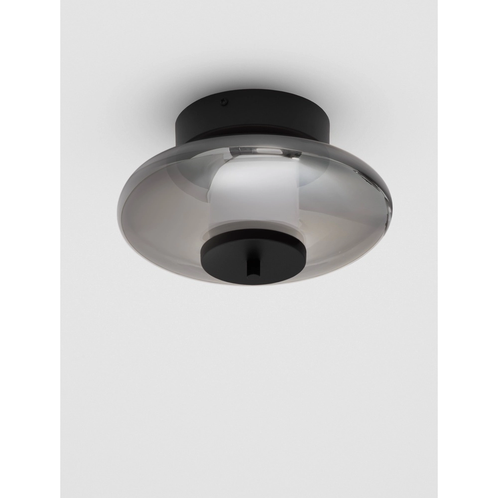 Moderne plafondlamp Ballet zwart Ø 26cm Lyora 5212017479860