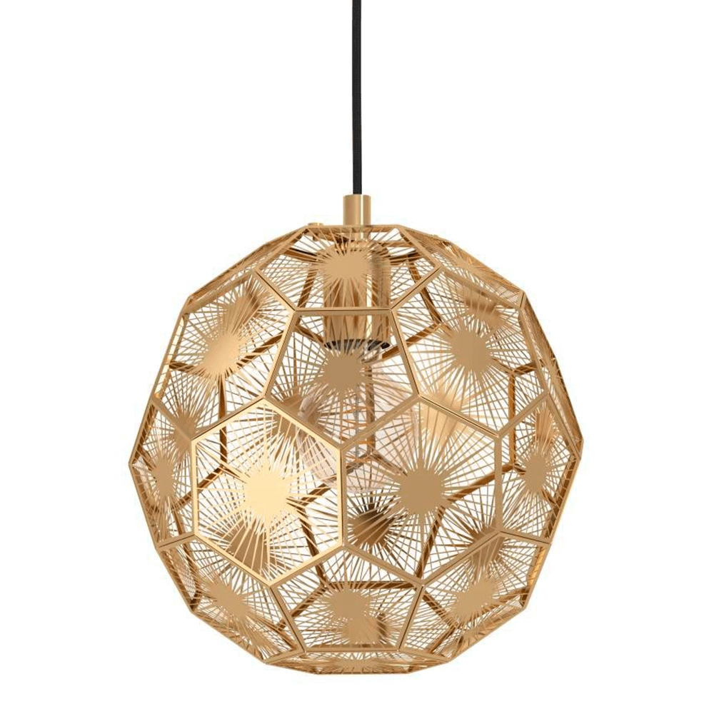 Gouden design hanglamp Skoura Ø 30cm Stars of Light 9002759397548