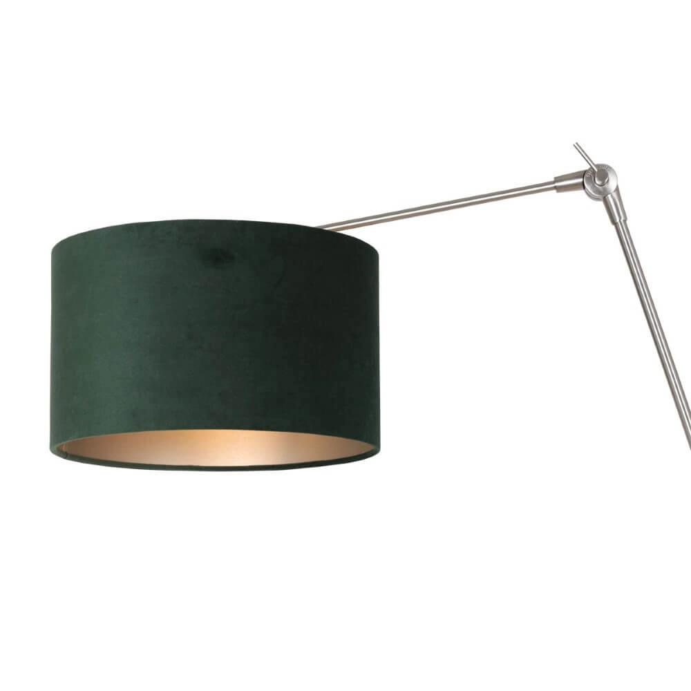 Verstelbare muurlamp Prestige Chic met groen velvet Steinhauer 8712746145793