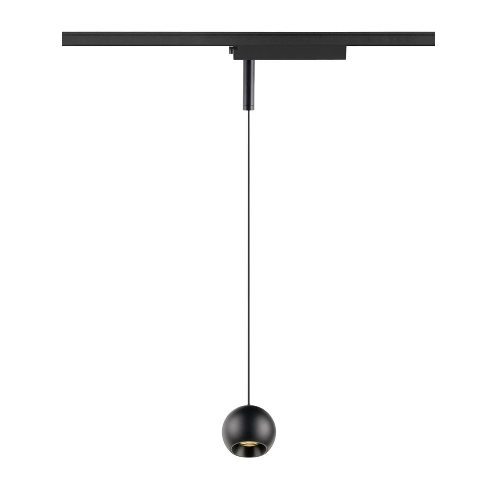 Hanglamp voor rail Light Eye 2.0 1-fase zwart 3000K