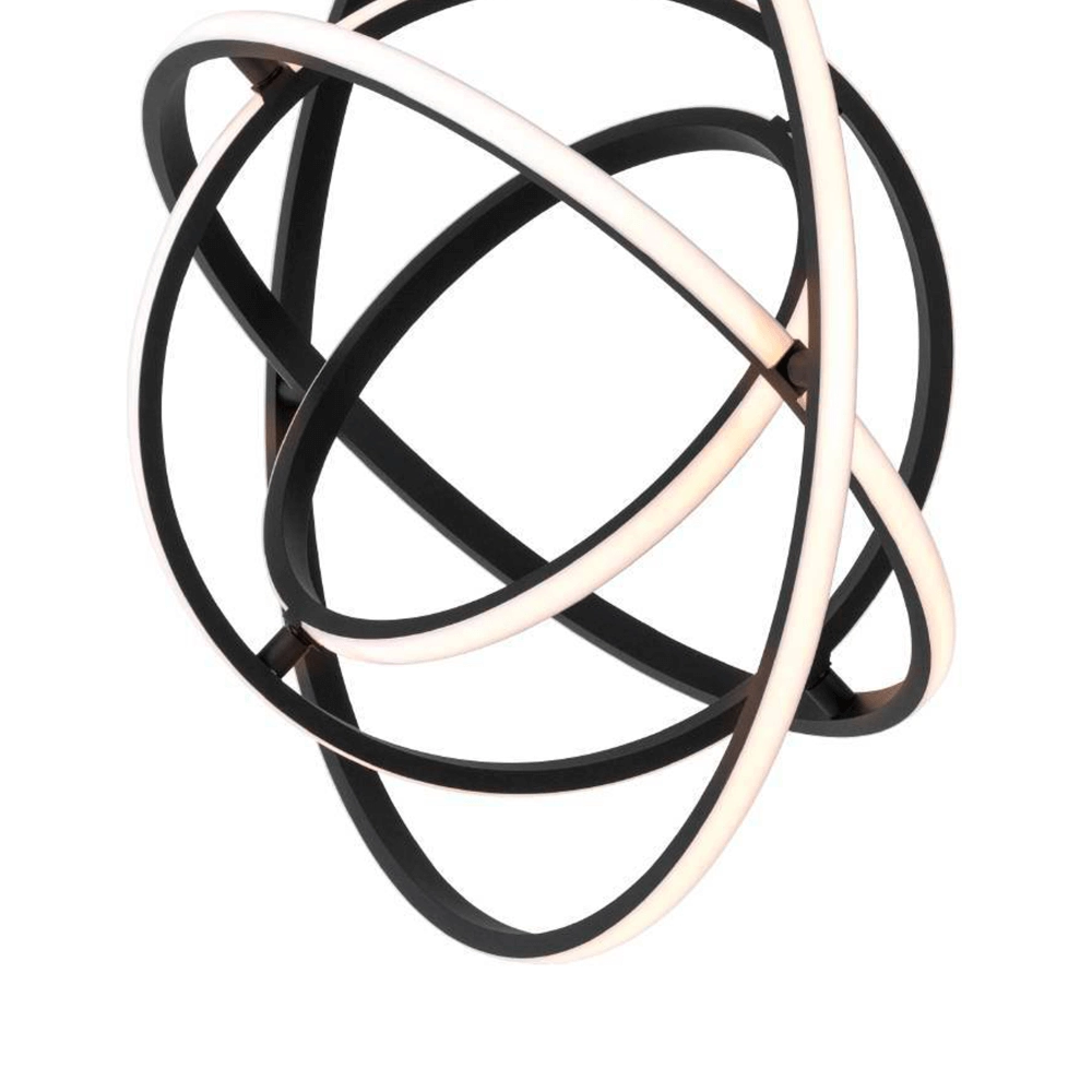 Zwarte hanglamp Retornio Ø 58cm Stars of Light 9002759398934