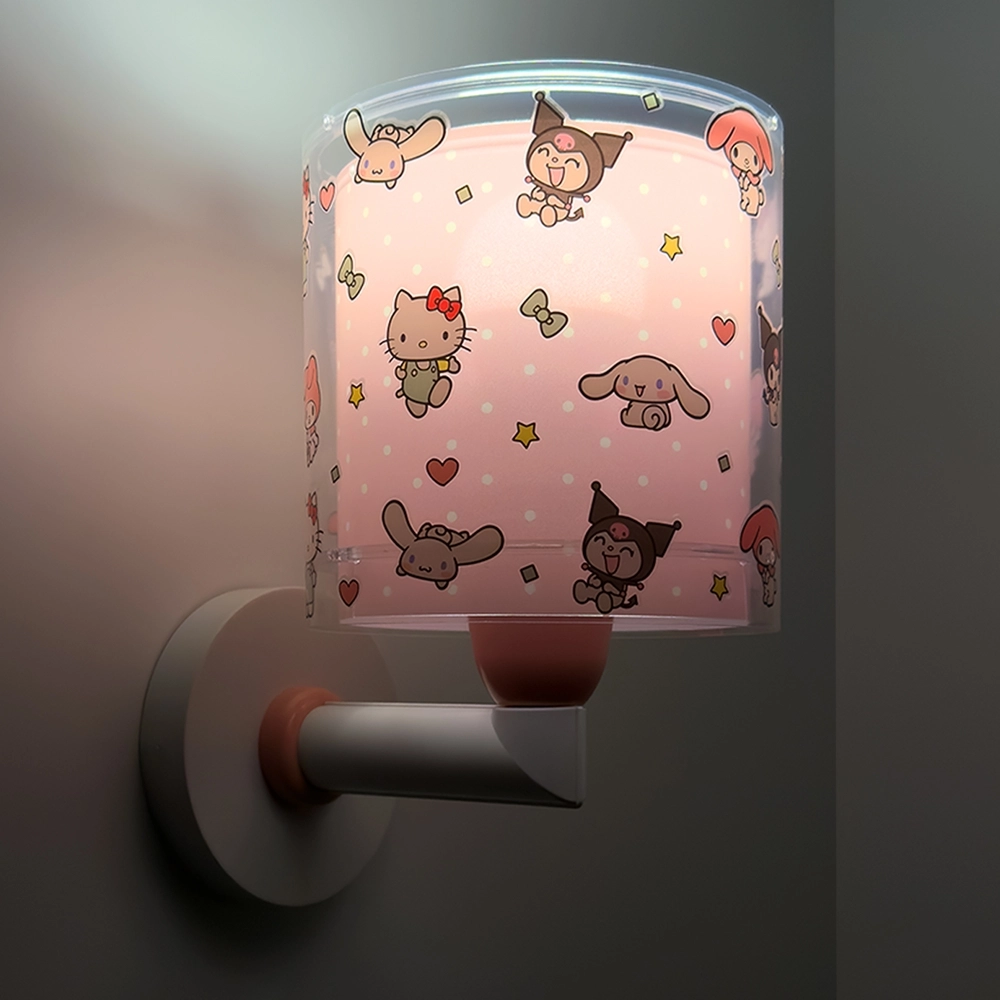 Wandlamp Hello Kitty & Friends roze Dalber 8420406412597