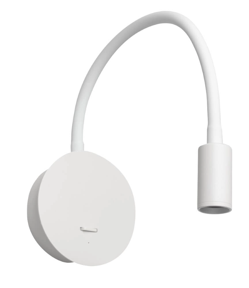 Flexibele opbouwspot Wispo wit Flexibele opbouwspot Wispo wit