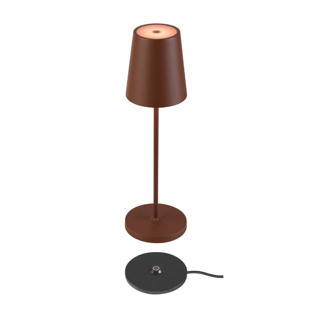 Buiten tafellamp Vinolina Two roest - oplaadbaar SLV 4024163288309