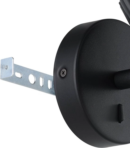 Opbouwspot Portillo enkel zwart Eglo 9008606360529