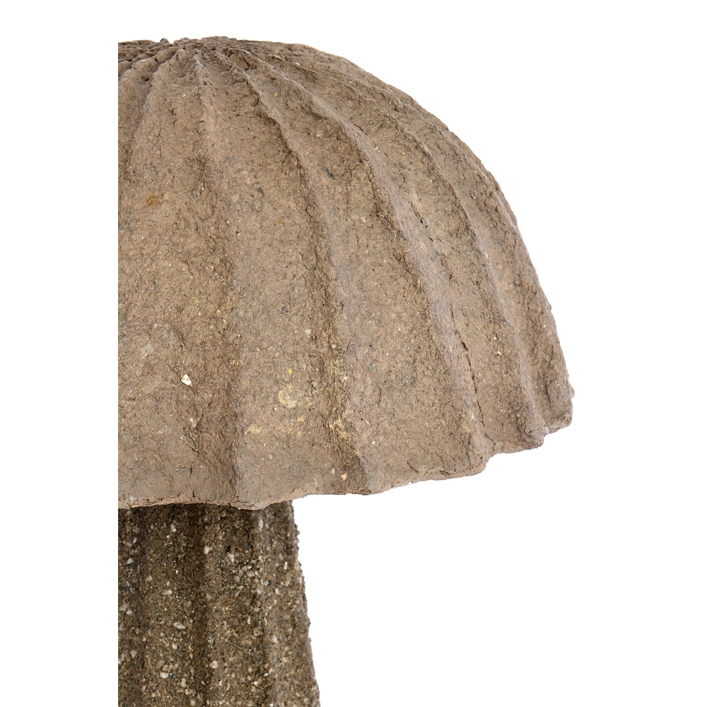 Ruwe tafellamp Christio Ø 36cm - donkergrijs Light & Living 8717807795177