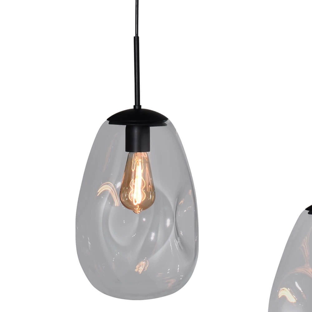 Hanglamp Lava 4x helder glas Ø 22,5cm Masterlight 8718121286075