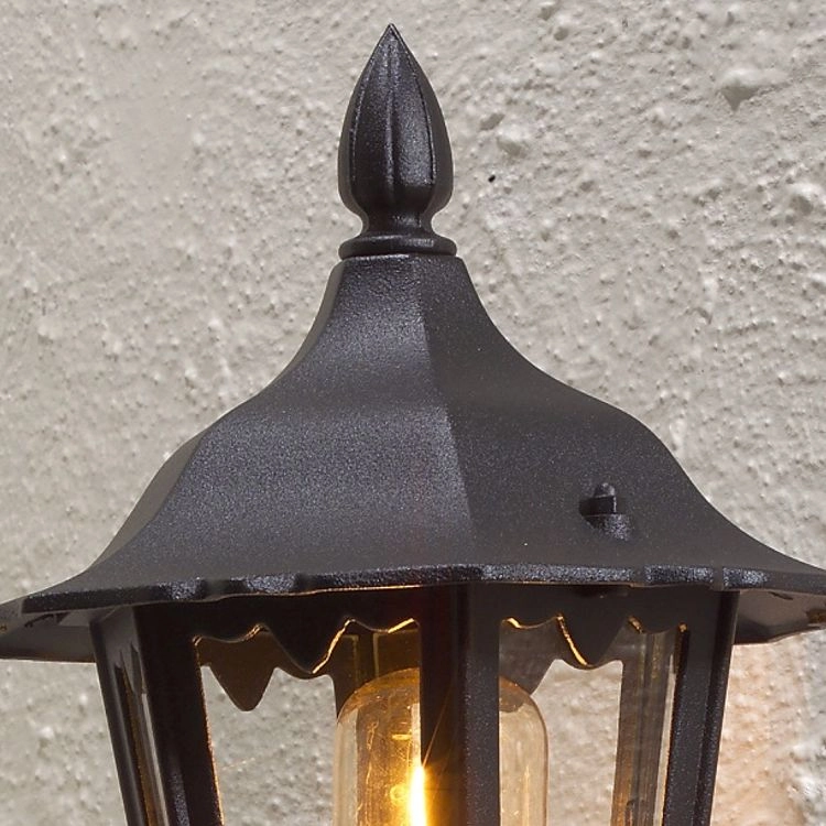 Klassieke buitenlamp Firenze Up zwart KonstSmide 7318307232752