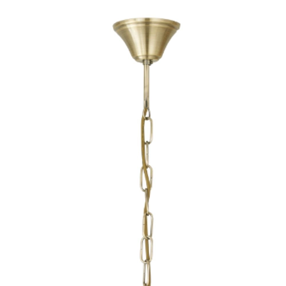 Hanglamp Savoy 6-lichts oudmessing Eglo 9002759827496