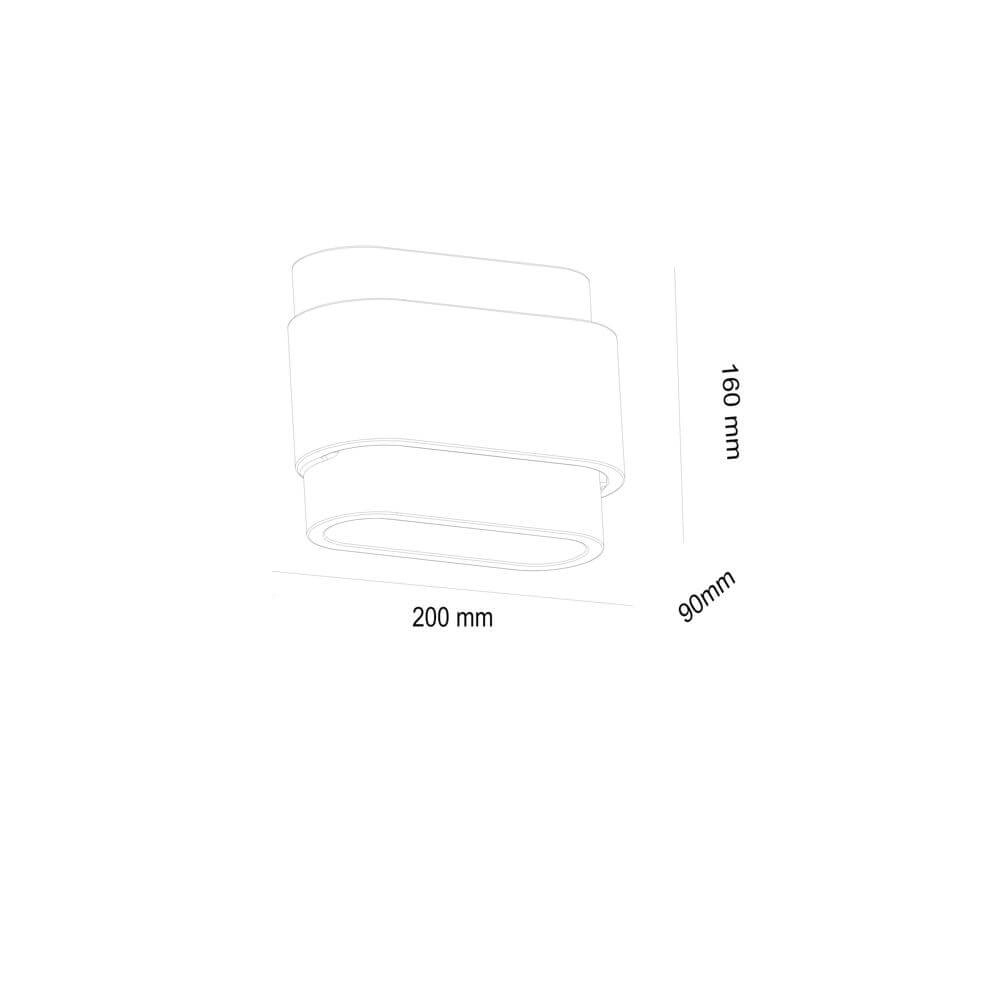 Unieke wandlamp Metz wit Artdelight 8720701103122