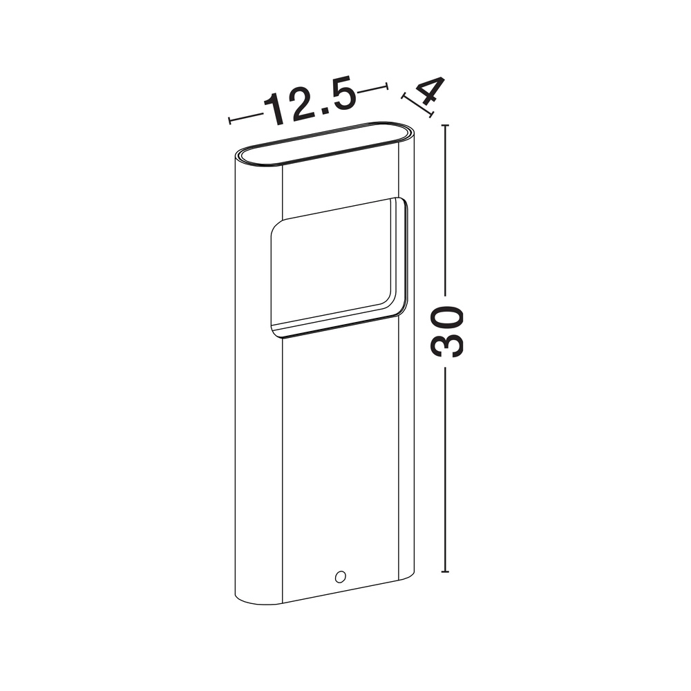 Garden lamp Tall black Lyora 5212017453501