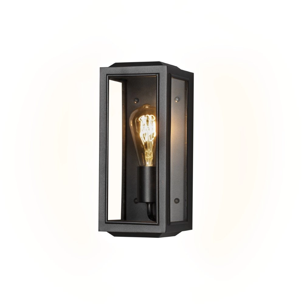 Zwarte muurlamp Carpi