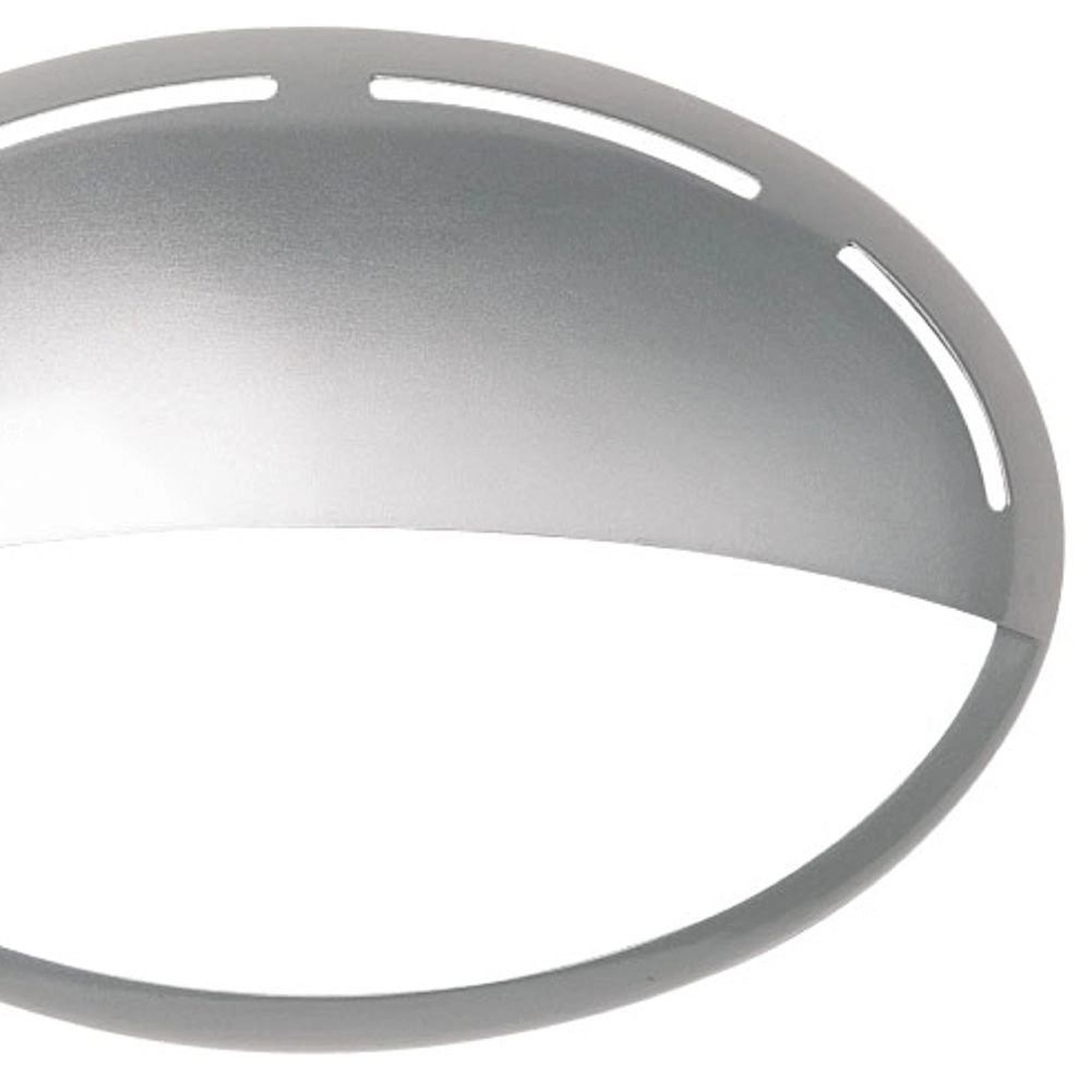 Moderne wandlamp Jack Oval 1-vaks zilvergrijs Franssen 8010789040229