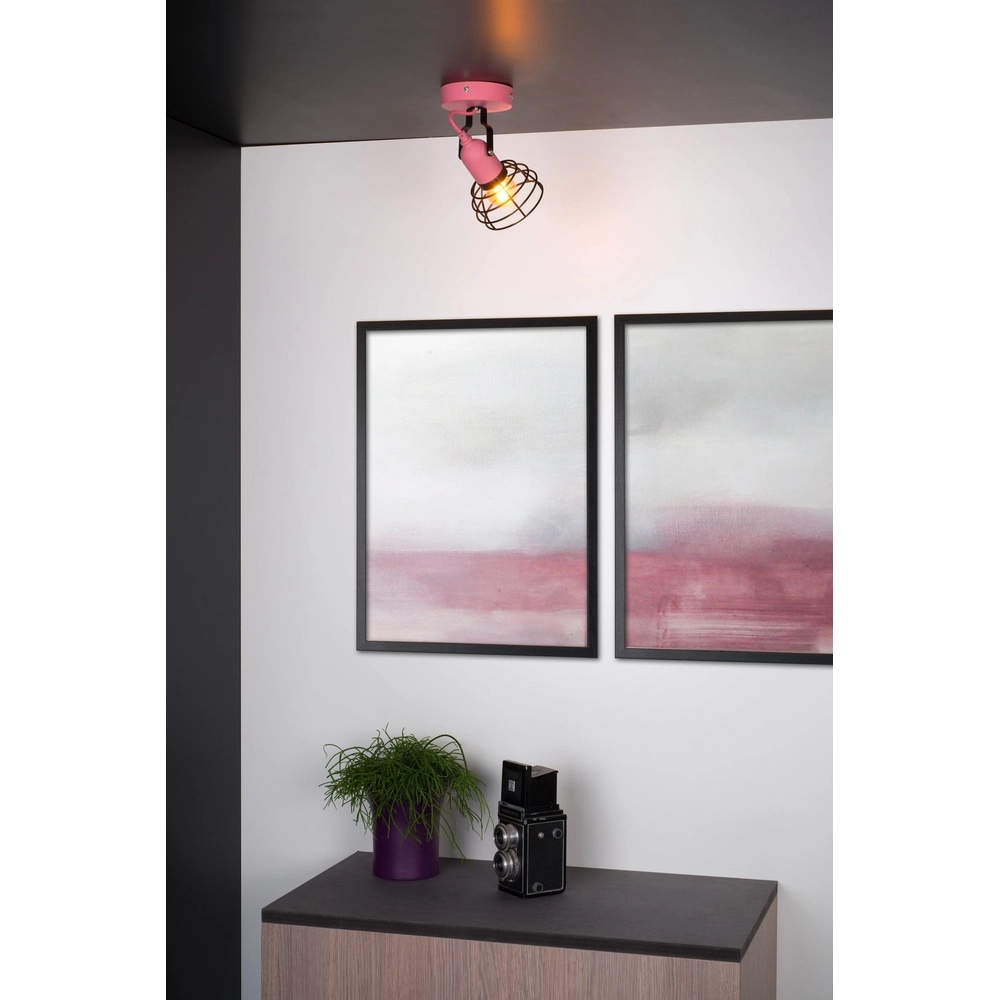 Plafondlamp Pola roze Lucide 5411212083005