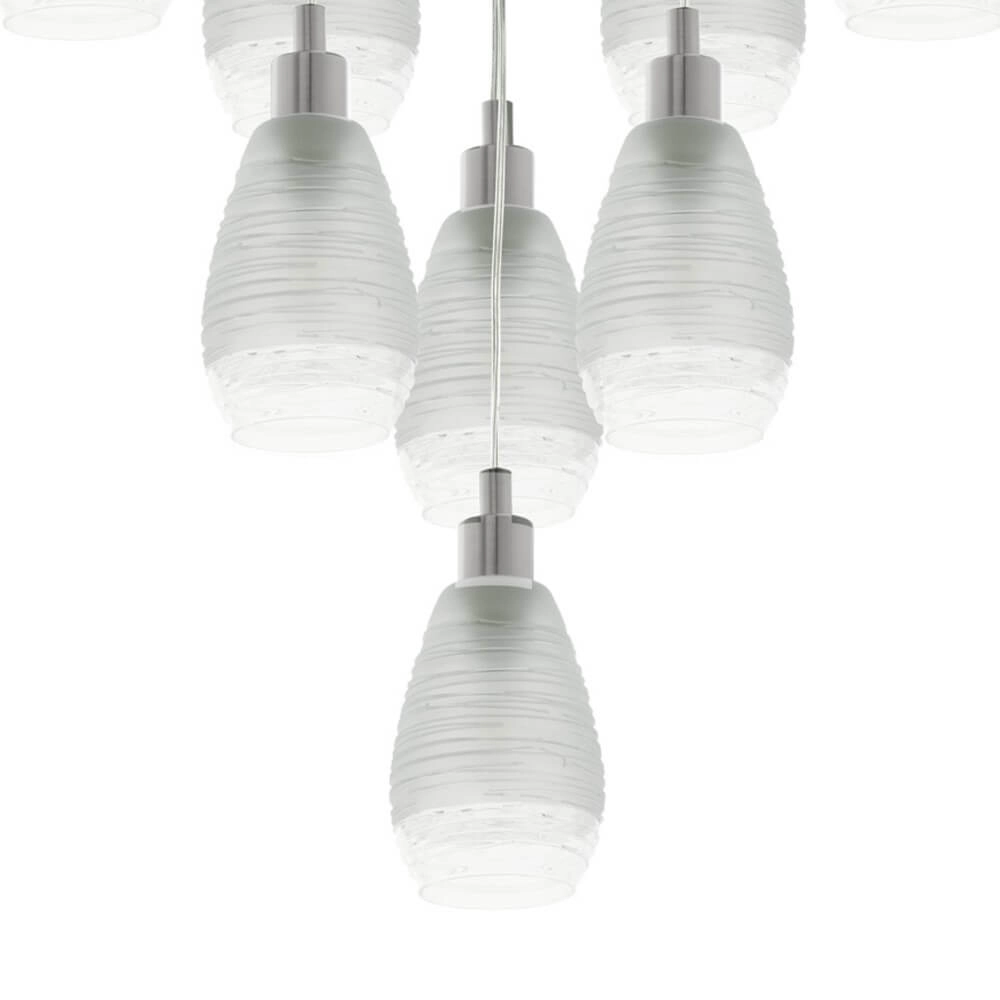 10-lichts hanglamp Siracusa nikkel Stars of Light 9002759395032