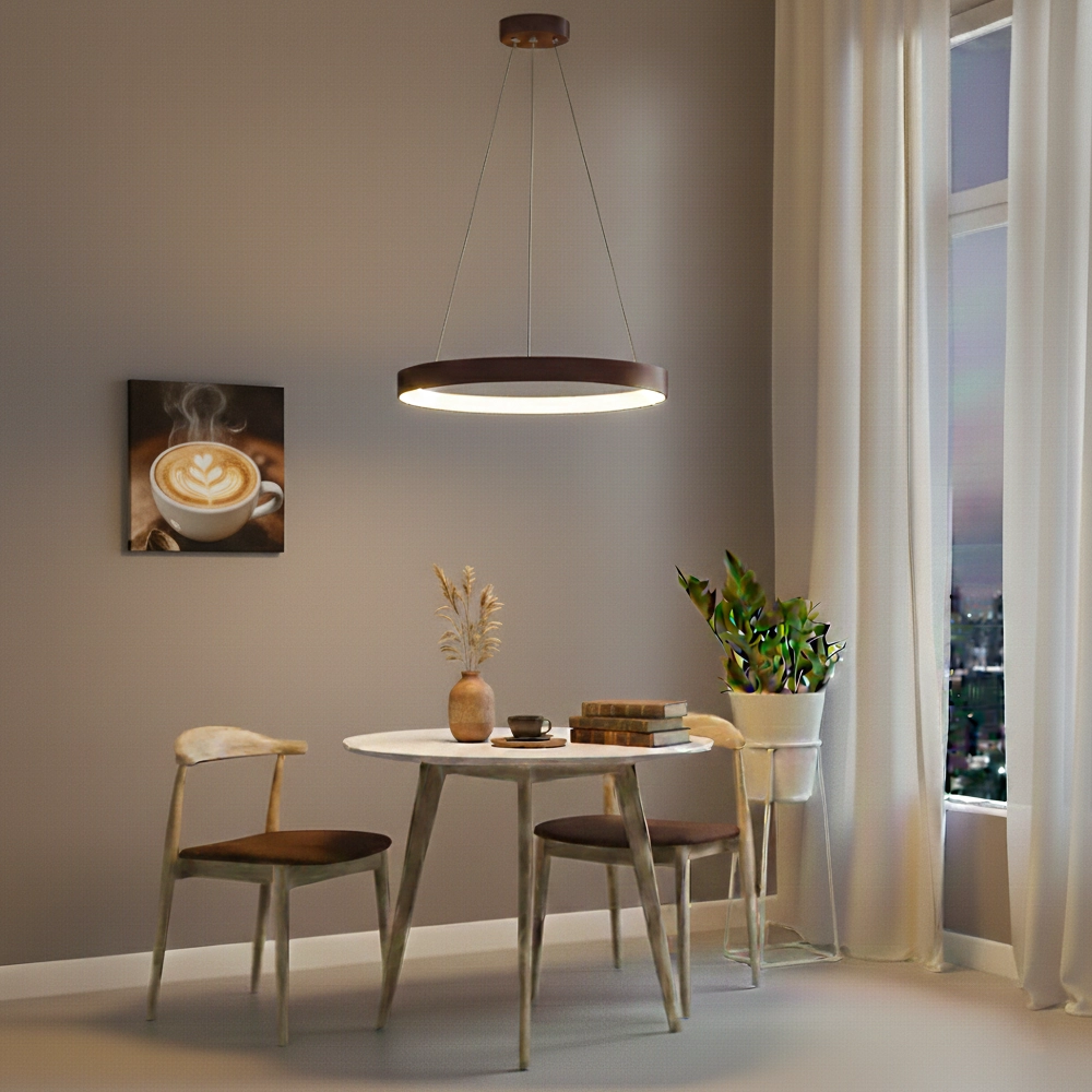 Design hanglamp Albi koffie bruin Ø 61cm